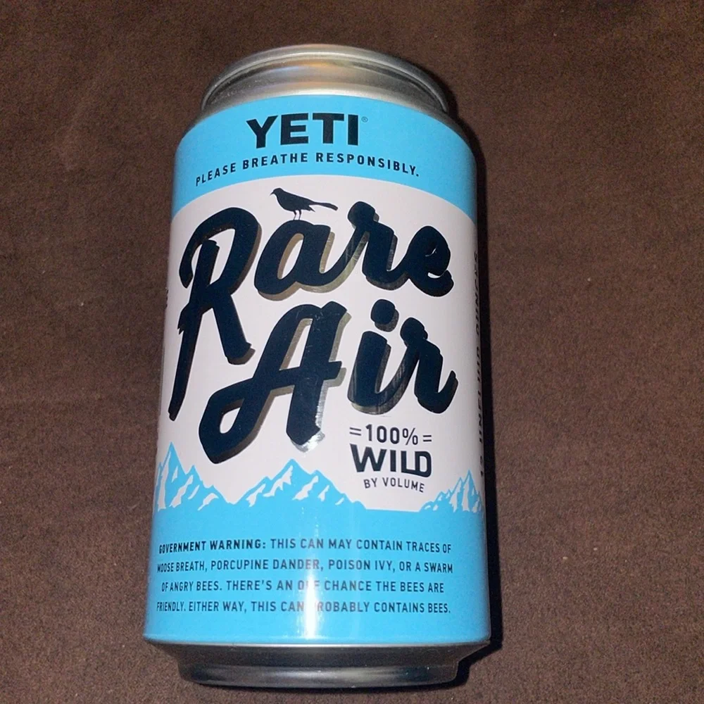Yeti Rare Air Stash Can Limited Edition 12 oz Novelty Gag Gift
